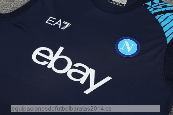 Nuevo Entrenamiento Sin Mangas Conjunto Completo Napoli 24/25 Azul Baratas